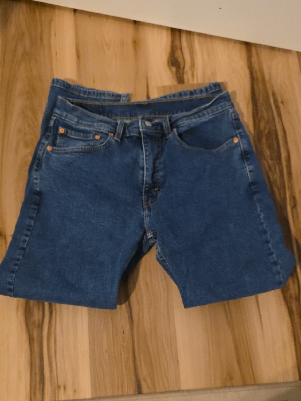 Levi's Men's 505 Blue Denim Jeans
